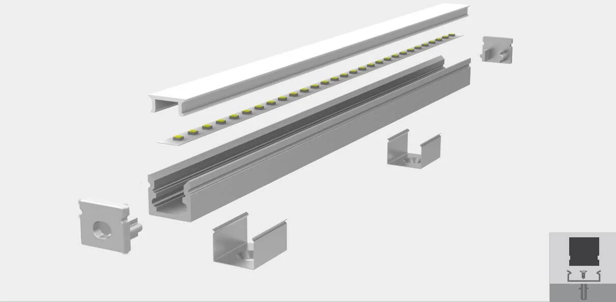 Surface Mounted LED Profile