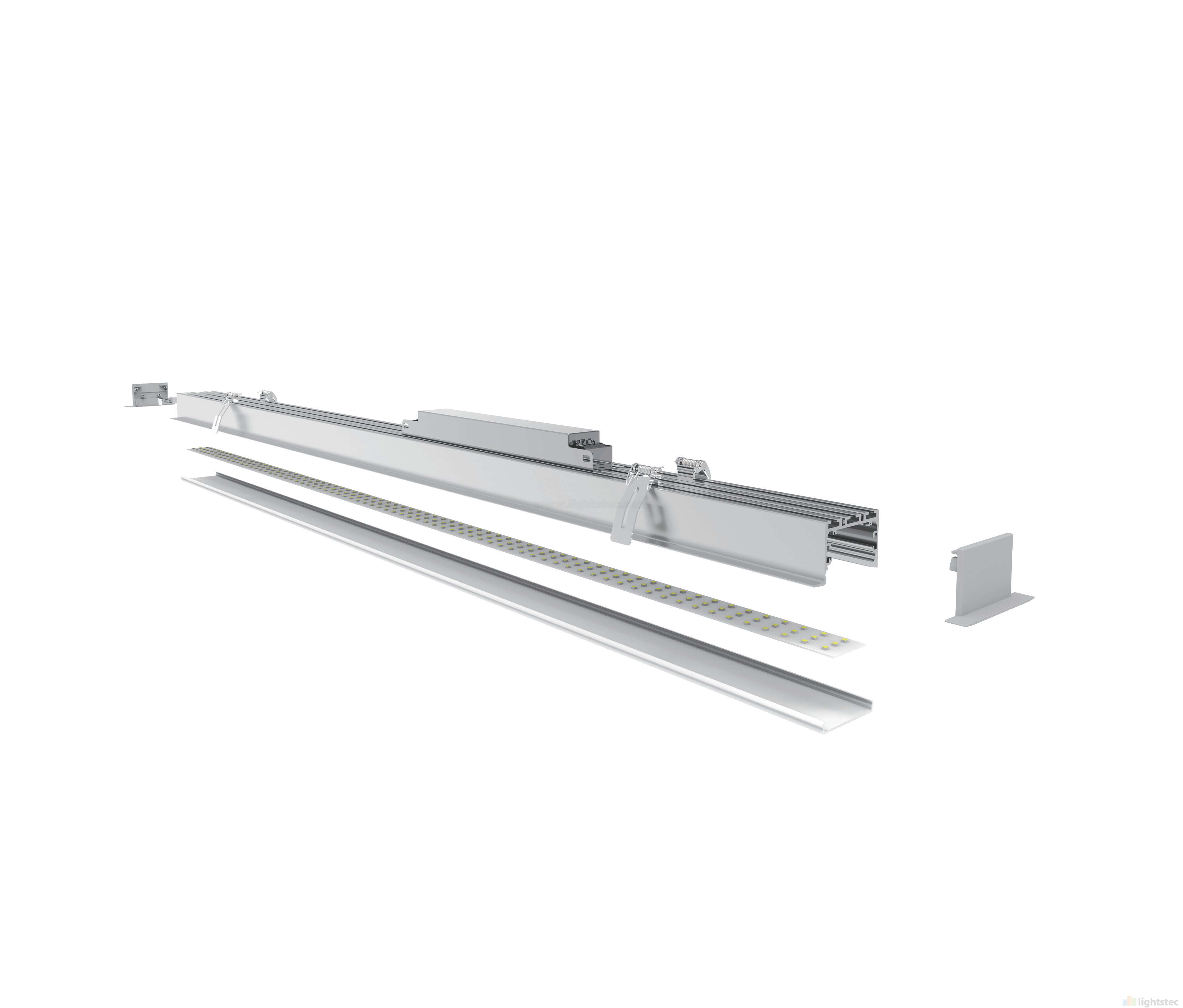 30+Recessed Extrusions Led Aluminum Profiles for led lighting - Lightstec