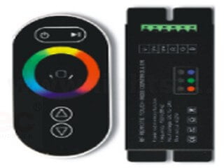 Haofy Pannello Touch Dimmer Per Strisce LED RGB/RGBW/RGB+CCT, 12-24V, Con Timer E 12 Scene, Nero