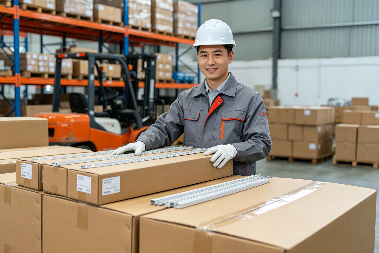 LED products packaging and shipping warehouse