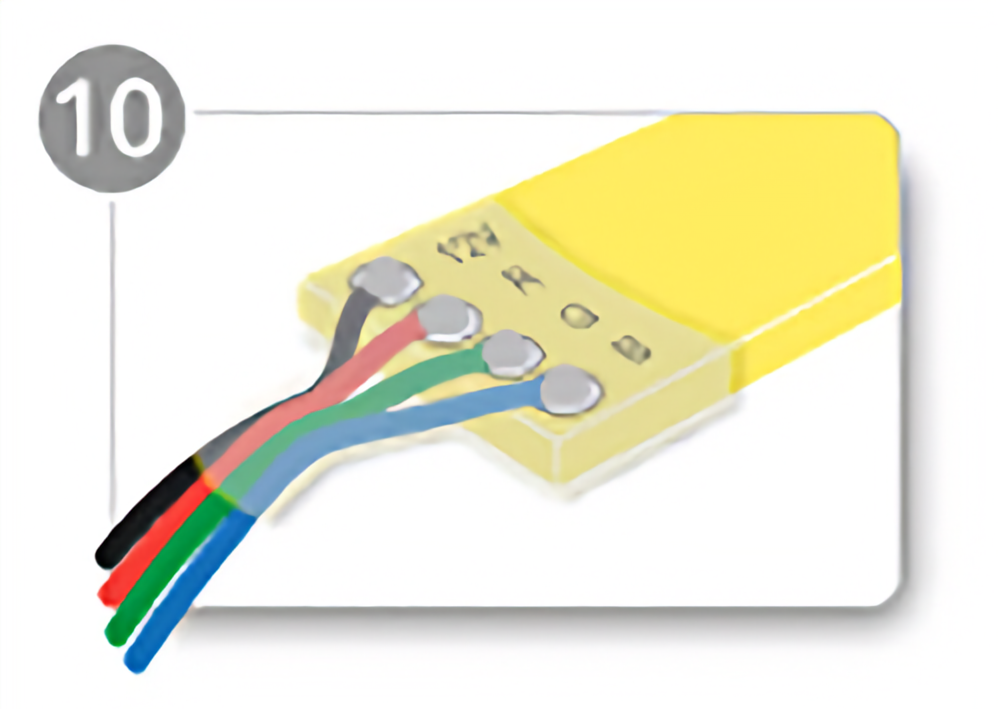 LED strip light heat shrink protection