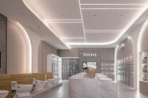 Under cabinet corner LED lighting