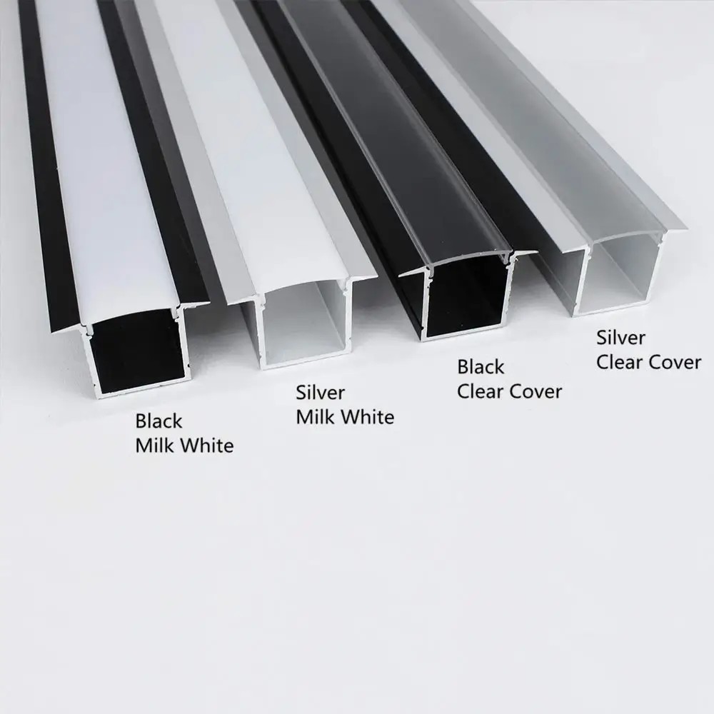 Diffuser options for corner LED channel