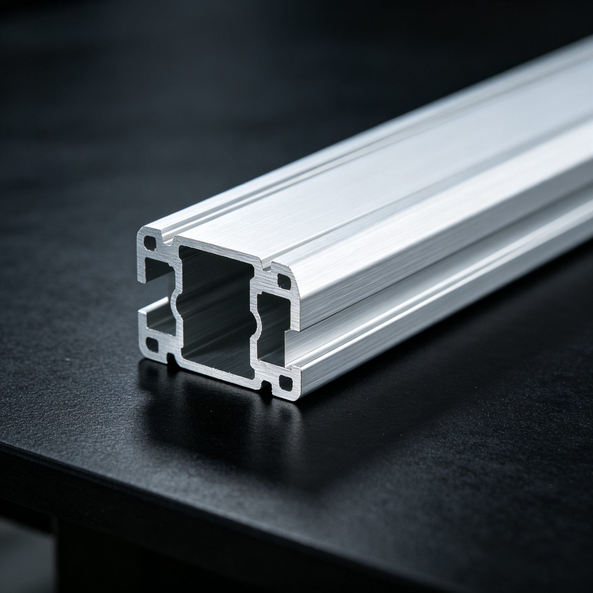 Aluminum LED profile cross section showing heat sink structure