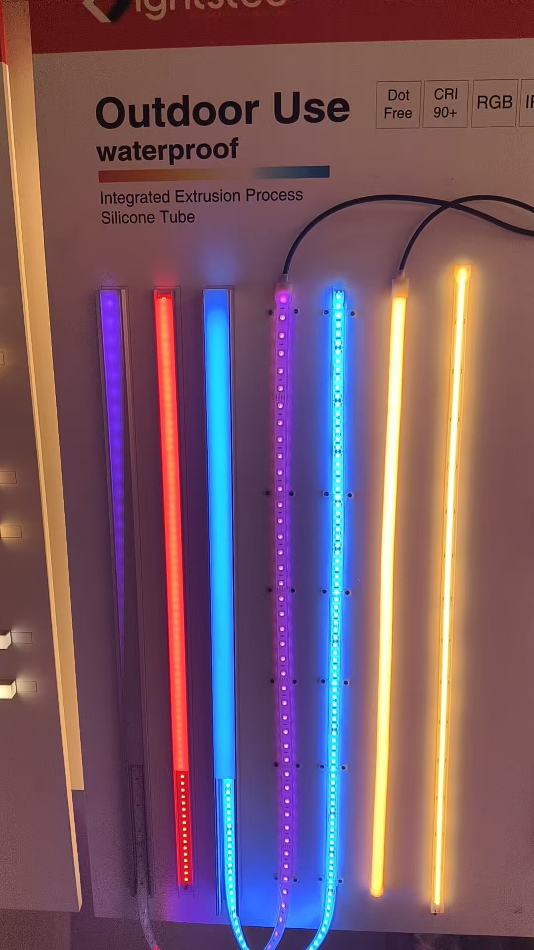Lightstec outdoor waterproof LED strip display board
